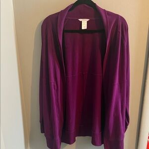 Jockey Women's Deep Purple Cardigan